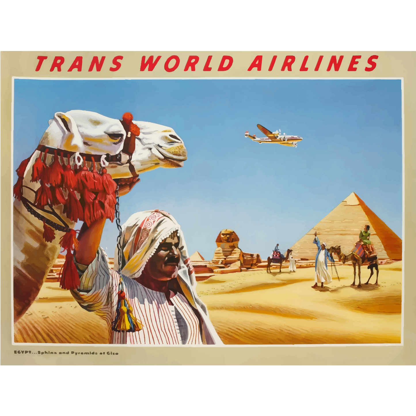 Vintage Travel Poster Egypt
