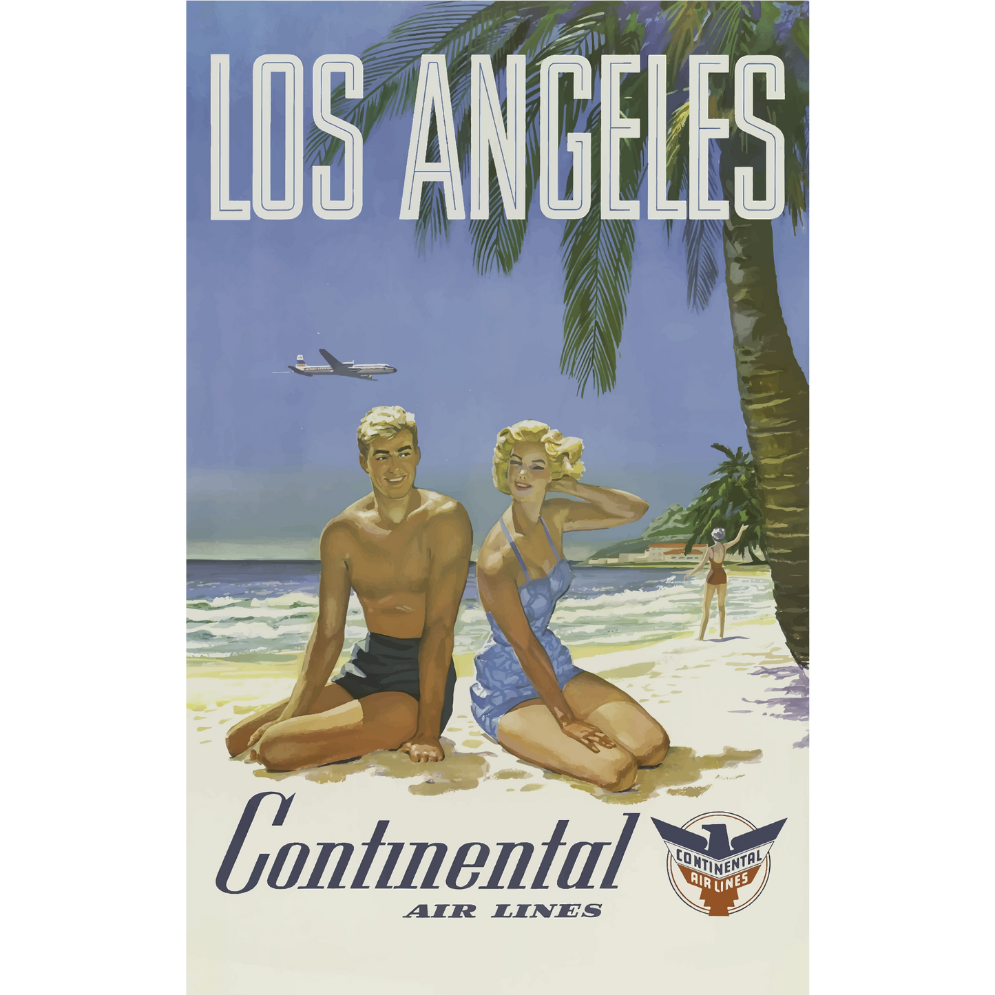 Vintage Travel Poster Los Angeles