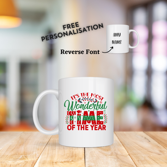 It's The Most Wonderful Time of The Year Christmas Mug