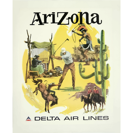 Vintage Travel Poster Arizona