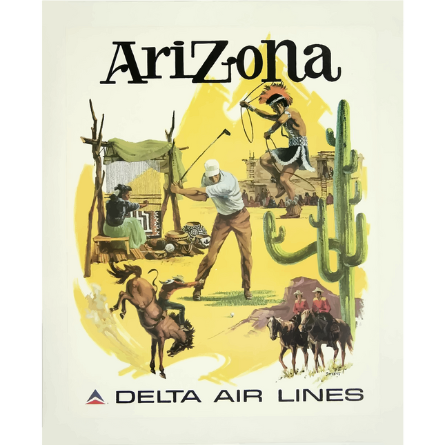 Vintage Travel Poster Arizona
