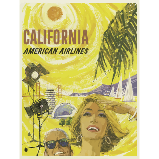 Vintage Travel Poster California