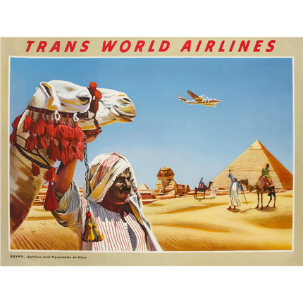Vintage Travel Poster Egypt