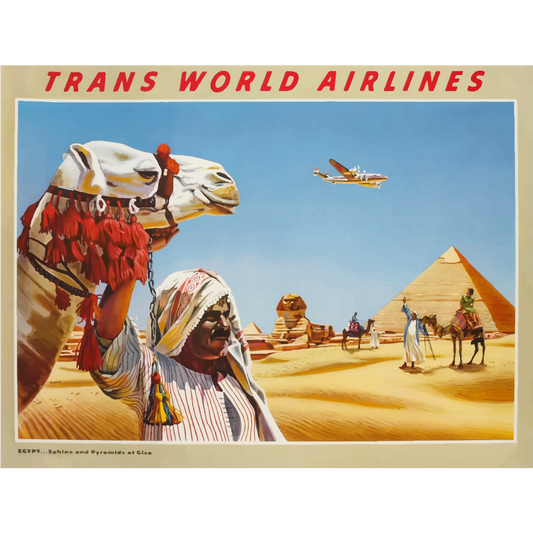Vintage Travel Poster Egypt