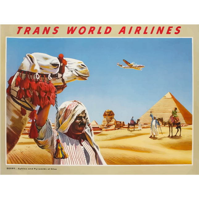 Vintage Travel Poster Egypt