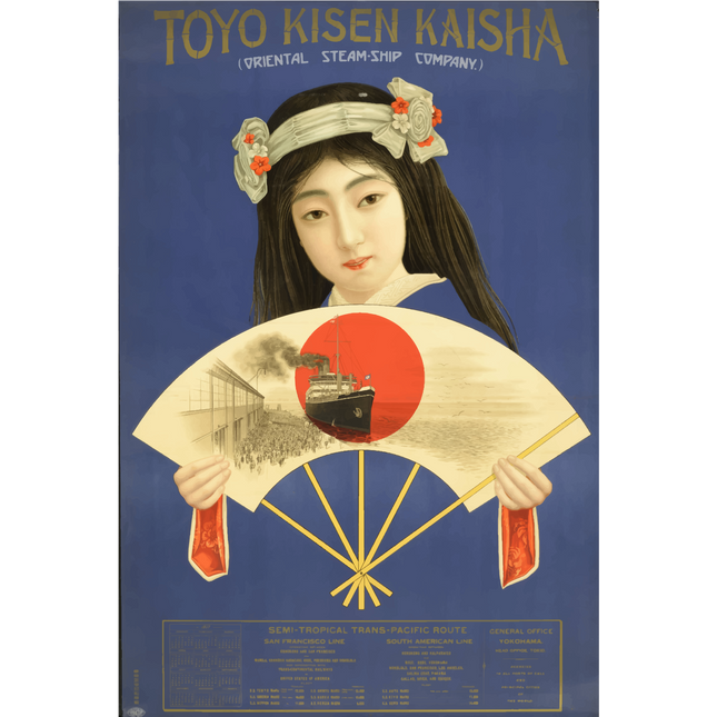 Vintage Travel Poster Japan V3