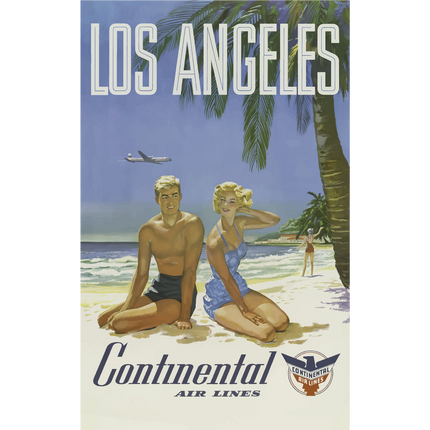 Vintage Travel Poster Los Angeles