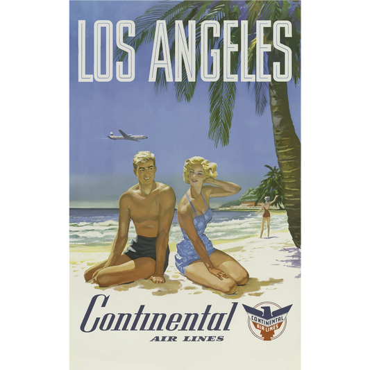 Vintage Travel Poster Los Angeles