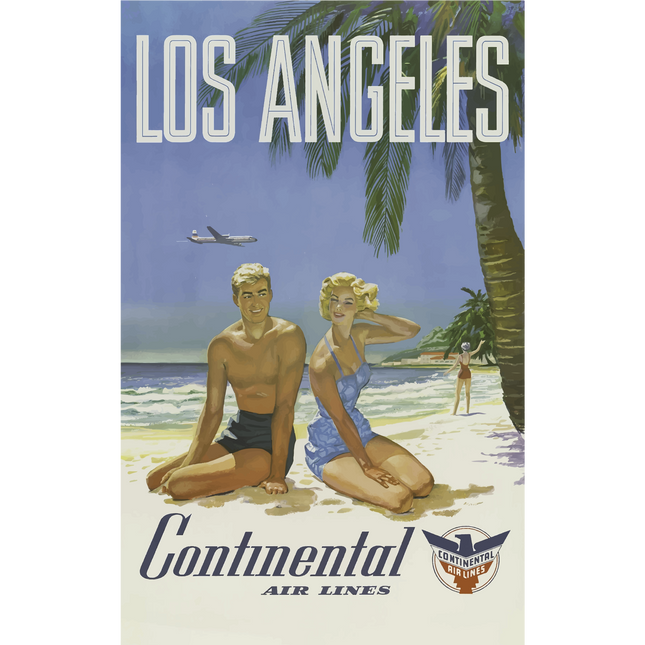 Vintage Travel Poster Los Angeles