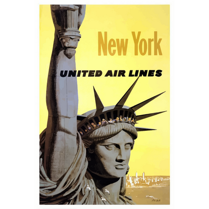 Vintage Travel Poster New York