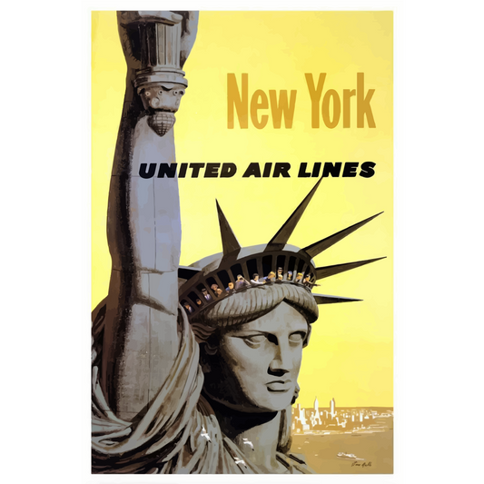 Vintage Travel Poster New York