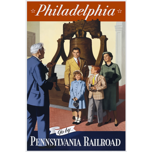 Vintage Travel Poster Philadelphia