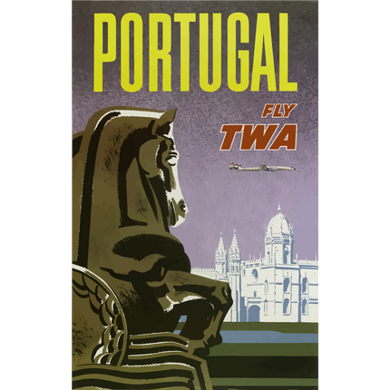 Vintage Travel Poster Portugal