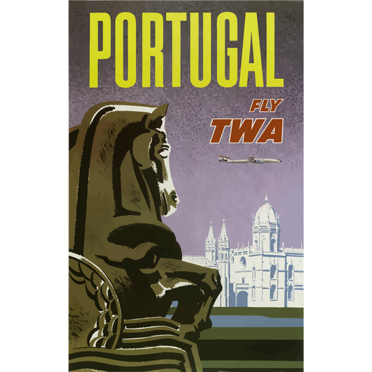 Vintage Travel Poster Portugal