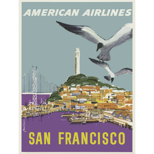 Vintage Travel Poster San Francisco